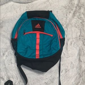 Teal and Coral Adidas Bookbag